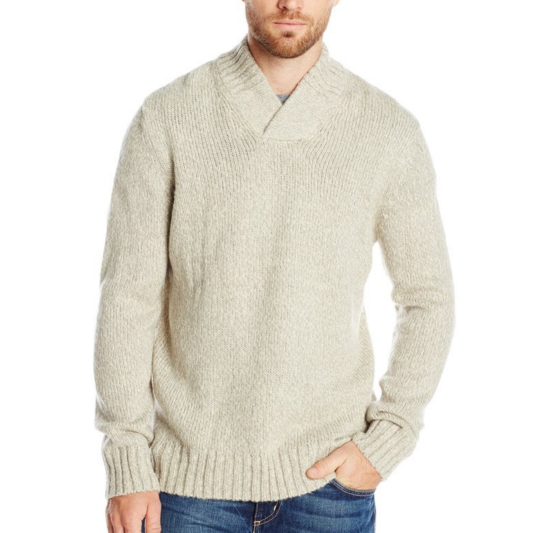 Axist Men's Crossover-Collar Long-Sleeve Sweater only $12.97