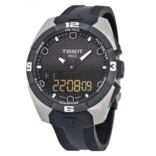 TISSOT T-Touch Expert Solar Black Rubber Men's Watch T0914204705100, only $629.99, free shipping after using coupon code
