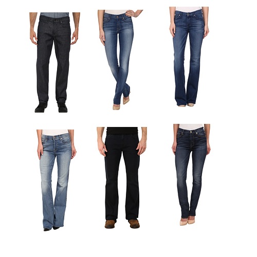 Huge discount on 7 For All Mankind Jeans at 6PM
