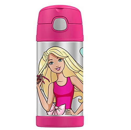 Thermos Funtainer 12 Ounce Bottle, Barbie, Only $13.93