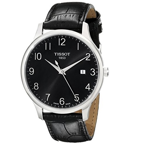 Tissot Men's T0636101605200 T-Classic Analog Display Quartz Black Watch, Only $177.52, You Save $122.48(41%)