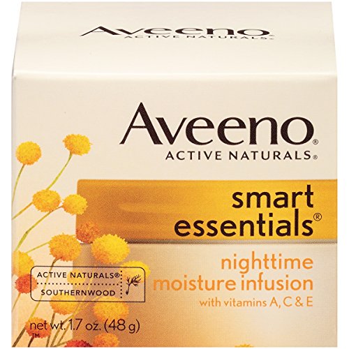 Aveeno Smart Essentials Nighttime Moisture Infusion, 1.7 Oz (Pack of 3), Only $23.50