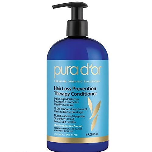 PURA D'OR Hair Thinning Therapy Conditioner for Added Moisture, Made with Organic Argan Oil & Biotin, 16 Fluid Ounce, Only $9.00