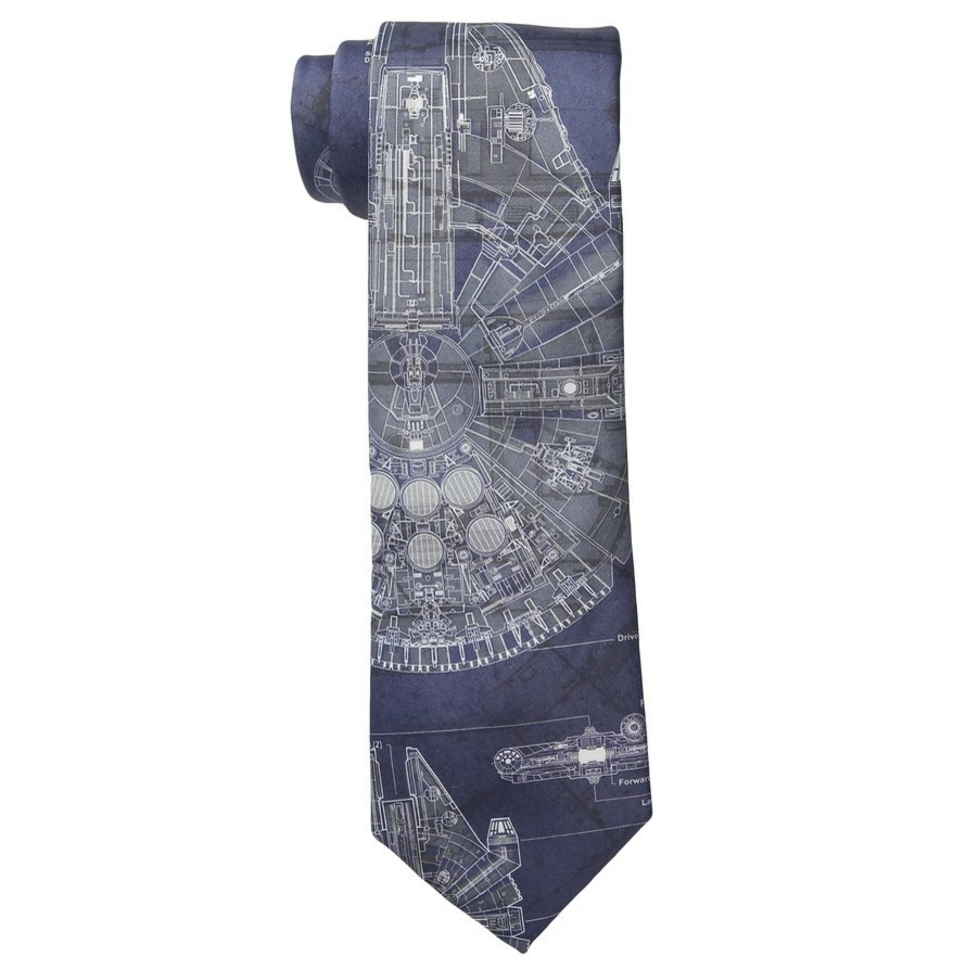 星球大战！Star Wars Millennium Falcon Tie 领带, 现仅售$19.99