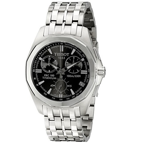 Tissot Men's T0084174406100 PRC 100 Chronograph Watch, Only $360.00, free shipping
