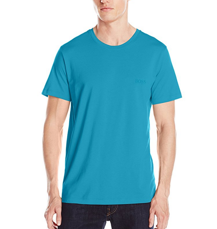 BOSS HUGO BOSS Men's Short Sleeve V-Neck Cotton T-Shirt, ONLY $17.13