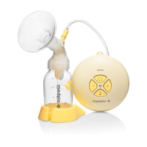 Medela, Swing, Single Electric Breast Pump, Compact and Lightweight Motor, 2-Phase Expression Technology, Convenient AC Adaptor or Battery Power, Single Pumping Kit , only $89.00, free shipping
