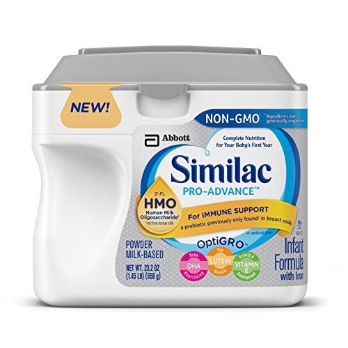 Similac Pro-Advance Infant Formula with 2'-FL Human Milk Oligosaccharide (HMO) for Immune Support, 23.2 ounces (Single Tub) , only $24.99 after clipping coupon