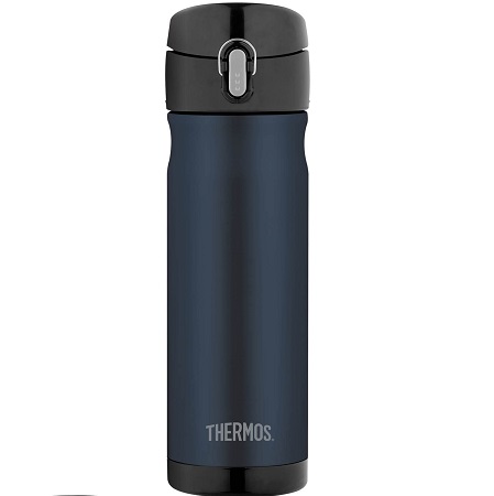 Thermos 16 Ounce Stainless Steel Commuter Bottle, Midnight Blue, only $15.69