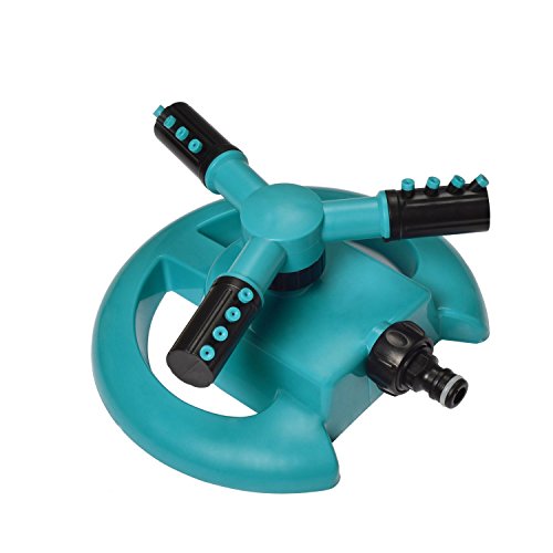 Lawn Sprinkler, UNIFUN Garden Sprinklers Water Entire Lawn And Garden Without Oscillating Systems Waste, only $9.09