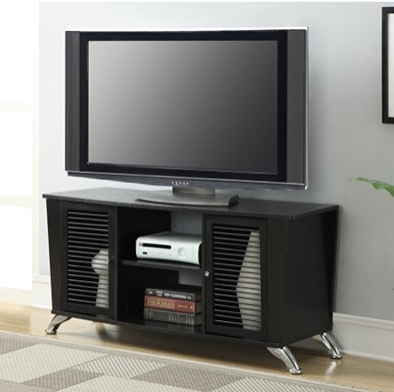 Convenience Concepts 黑色50吋電視櫃, 現僅售$46.76