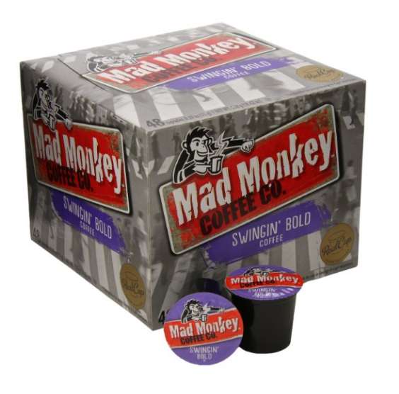 Mad Monkey 膠囊濃縮炭燒咖啡，48個, 原價$19.99, 現點擊coupon后僅售$14.29, 免運費！