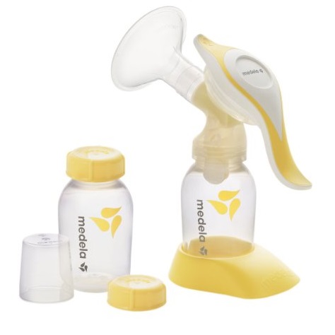 Medela, Harmony Breast Pump, Manual Breast Pump, Portable Pump, 2-Phase Expression Technology, Ergonomic Swivel Handle, Easy to Control Vaccuum, Designed for Occasional Use, only $23.99