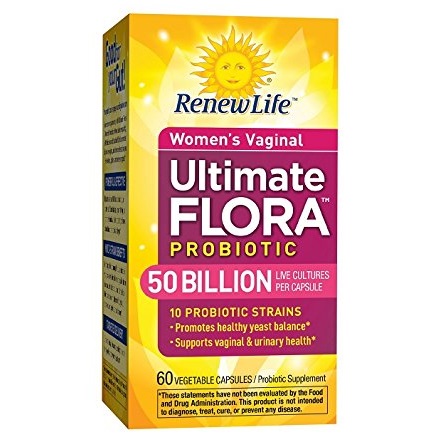 Renew Life Ultimate Flora Women's Vaginal Probiotic 50 Billion, 60 Count, only  $33.95, free shipping after using SS
