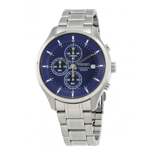 SEIKO Chronograph Blue Dial Men's Watch Item No. SKS537, only $79.99, free shipping after using coupon code