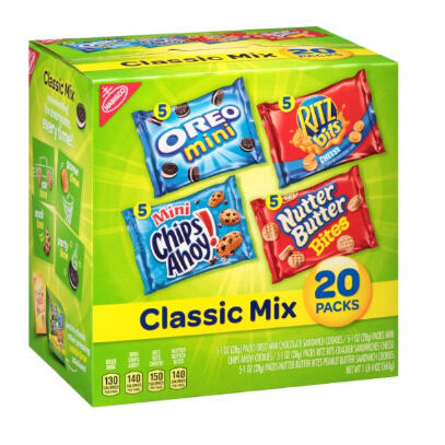 Nabisco Classic Cookie and Cracker Mix (20-Count Box)  $6.99