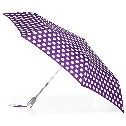 Totes Goldie AOC Umberella with Sunguard, Purple/White Polka Dot, One Size, Only $15.10, You Save $18.90(56%)