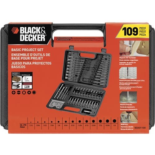 Black & Decker BDA91109 Combination Accessory Set, 109-Piece, Only$14.99