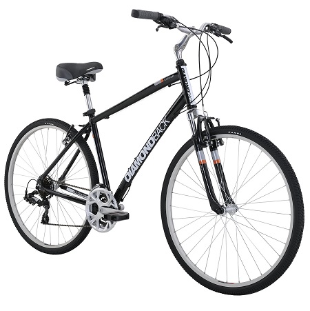 Diamondback Bicycles 2016 Edgewood Complete Hybrid Bike, Dark Green, 19
