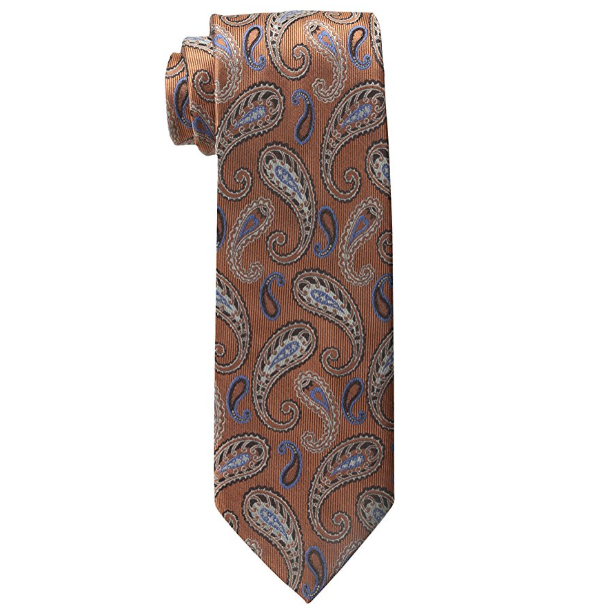 Haggar Heritage Deco Paisley 男士真丝领带, 现仅售$3.36