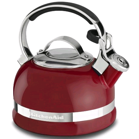 KitchenAid KTEN20SBER 2.0-Quart Kettle with Full Stainless Steel Handle and Trim Band - Empire Red $69.99 FREE Shipping
