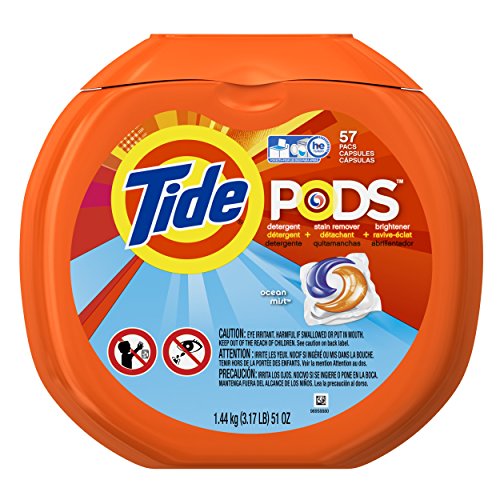 Tide PODS Ocean Mist HE Turbo Laundry Detergent Pacs 57-load Tub, Only $12.99  after clipping coupon