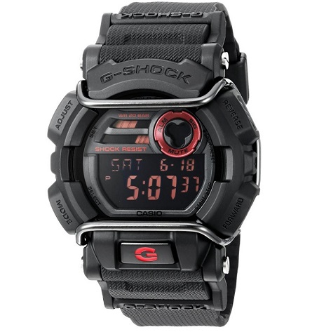 Casio Men's Quartz Resin Casual Watch, Color:Black (Model: GD-400-1CR), Only $71.73, You Save $58.27(45%)