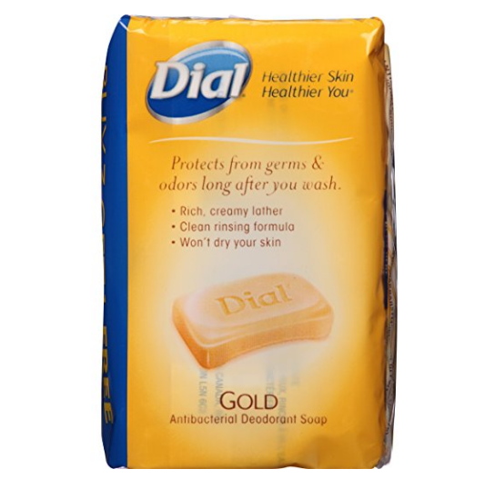 Dial 抗菌保湿香皂4块, 现仅售$2.50, 免运费！