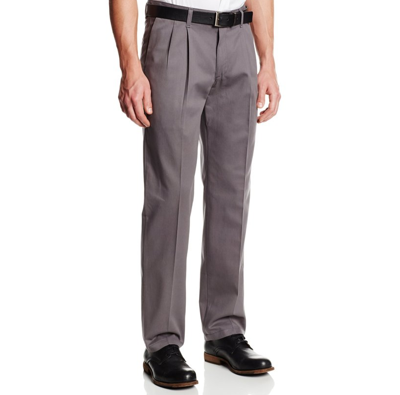 Lee Men's Stain-Resistant Relaxed-Fit Pleated Pant only $21.90