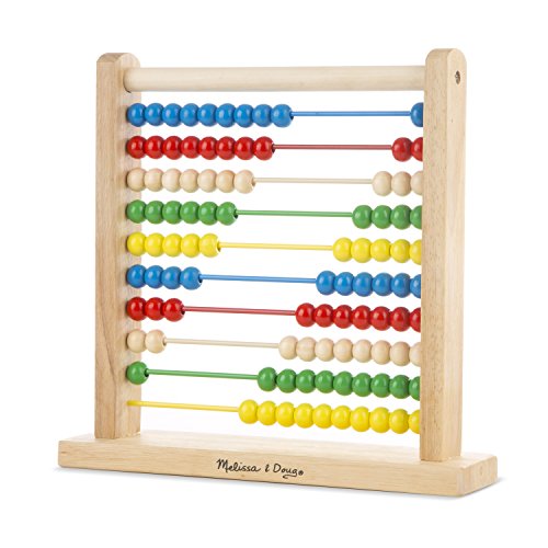 Melissa & Doug Abacus - Classic Wooden Educational Counting Toy With 100 Beads, Only$8.79