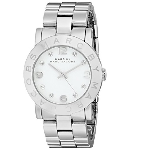 史低价！Marc Jacobs MBM3054 女士镶钻 不锈钢石英手表，原价$175.00，现仅售$98.94，免运费