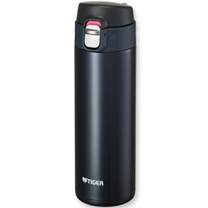 Tiger MMJ-A048 KA Vacuum Insulated Stainless Steel Travel Mug with Flip Open Lid, Double Wall, 16 Oz, Blue Black, Only $18.68, You Save $12.31(40%)