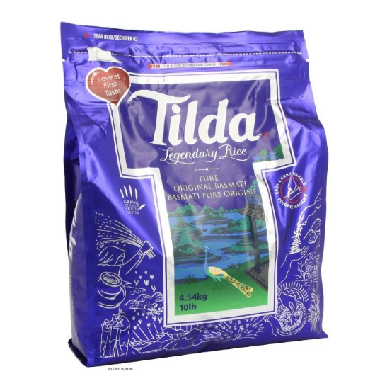 Tilda 印度香米，10磅裝, 原價$19.99, 現點擊coupon后僅售$13.79, 免運費！