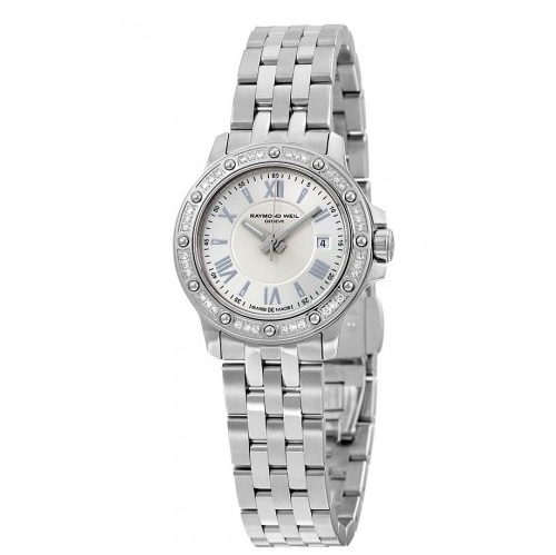 RAYMOND WEIL Tango Silver Dial Diamond Ladies Watch Item No. 5399-STS-00657, only $349.00, free shipping after using coupon code