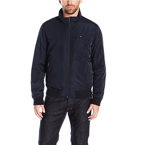 Tommy Hilfiger Men's Performance Barracuda Bomber with Logo At Back Neck, , Only $53.83, free shipping
