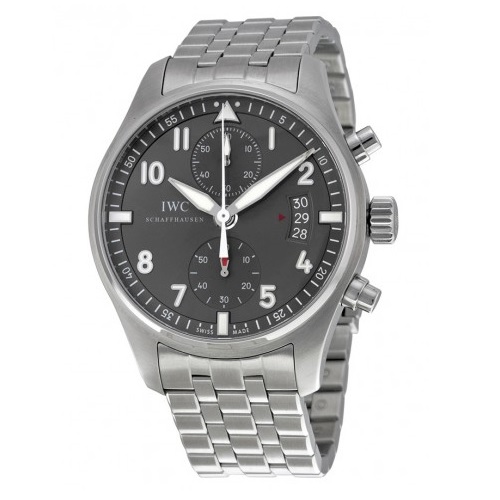 IWC Spitfire Ardoise Chronograph Dial Stainless Steel Men's Watch Item No. IW387804, only$5,925.00, free shipping after using coupon code