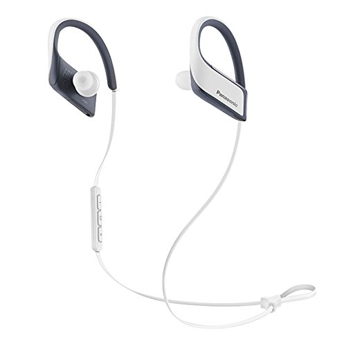 Panasonic Wings RP-BTS30-W Wireless Bluetooth In-Ear Earbuds Noise Isolating Water Resist Sport Headphones with Mic and Controller - White, Only $59.99, You Save $40.00(40%)