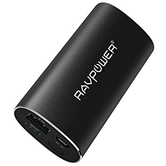 Portable Charger RAVPower 6700mAh (2.4A Output & 2A Input) External Battery Pack iSmart Technology for Smartphones Tablets and more - Black $7.99 FREE Shipping on orders over $49