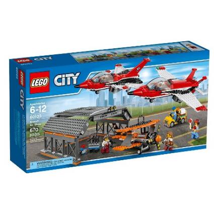 LEGO® 城市系列 機場航空表演套件 60103 (670 顆粒)  特價僅售$34.39
