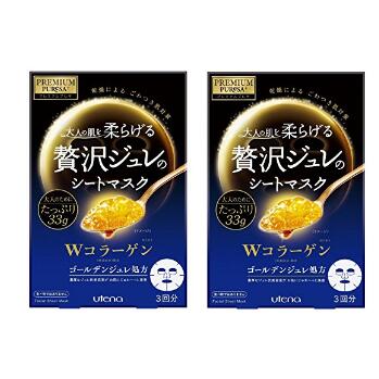 降價啦！日本超人氣 Utena 佑天蘭 膠原蛋白果凍面膜 x 2盒  特價僅售$19.60