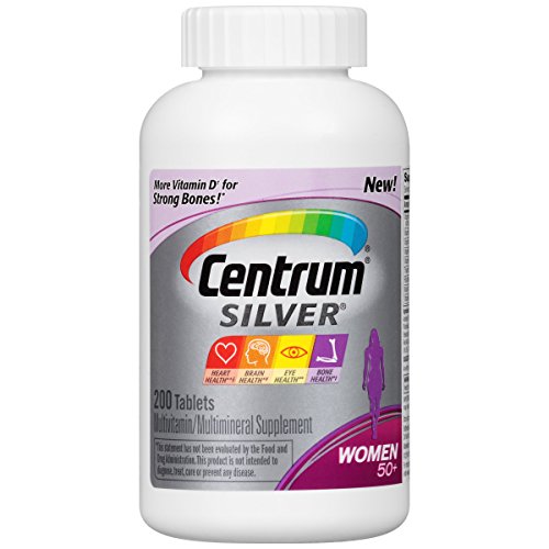 Centrum Silver Women (200 Count) Multivitamin / Multimineral Supplement Tablet, Vitamin D3, Age 50+, $10.89 Free Shipping