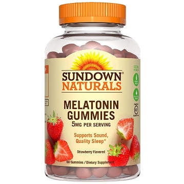 Sundown Naturals Melatonin 5 mg, 60 Gummies $4.82
