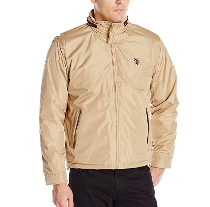 U.S. Polo Assn. Men's Fleece Lined Piped Jacket only $14.85