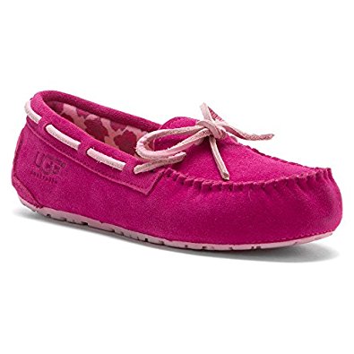 成人可穿：UGG Ryder Rose童款蝴蝶结平底鞋 玫粉色 特价$29.99