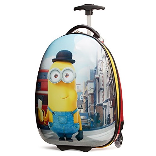 Travelpro Minions Kid's Hard Side Luggage, Red/Yellow, One Size, Only $25.42, You Save $14.57(36%)