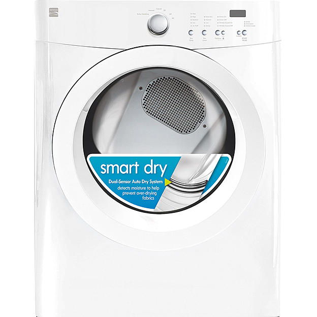 Kenmore 81122 7.0 cu. ft. Electric Dryer w/ Wrinkle Guard - White, only $314.99, free shipping after using coupon code