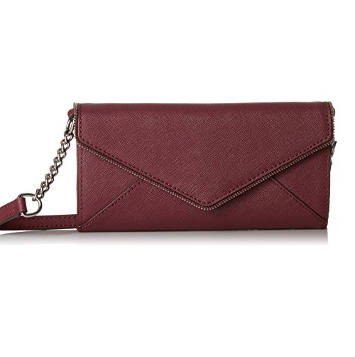 Rebecca Minkoff Cleo Wallet on a Chain, Tawny Port, Only $58.76, You Save $86.24(59%)