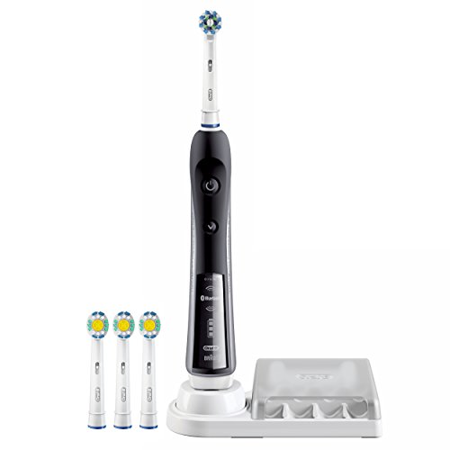 Oral-B BLACK 7000 Electric Toothbrush Bundle with  3D White Replacement Head, 3 Count, Only $118.11, free shipping after clipping coupon