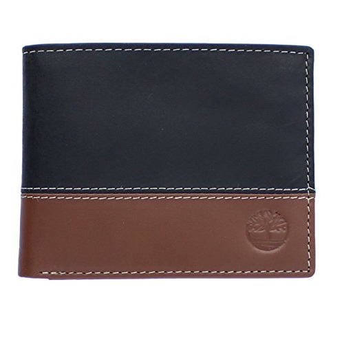 Timberland Men's Hunter Colorblocked Passcase (BROWN/BLACK), Only $16.95