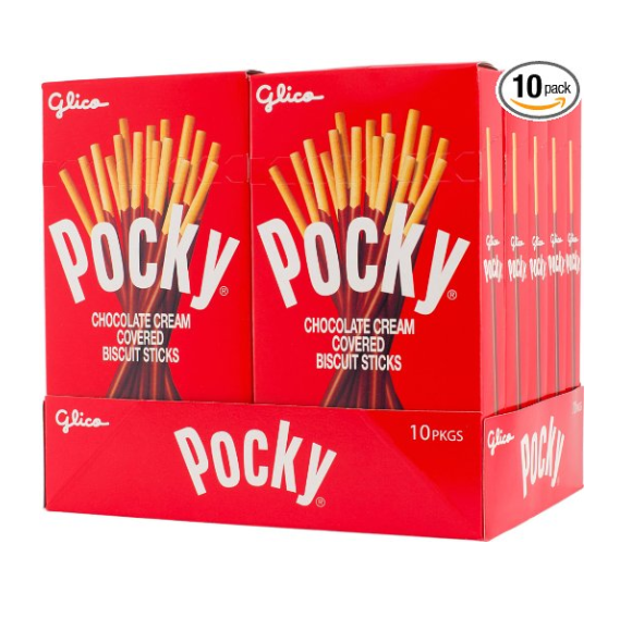 Pocky Biscuit Stick, Chocolate, 2.47 Ounce (Pack of 10)，only $12.64, Free Shipping